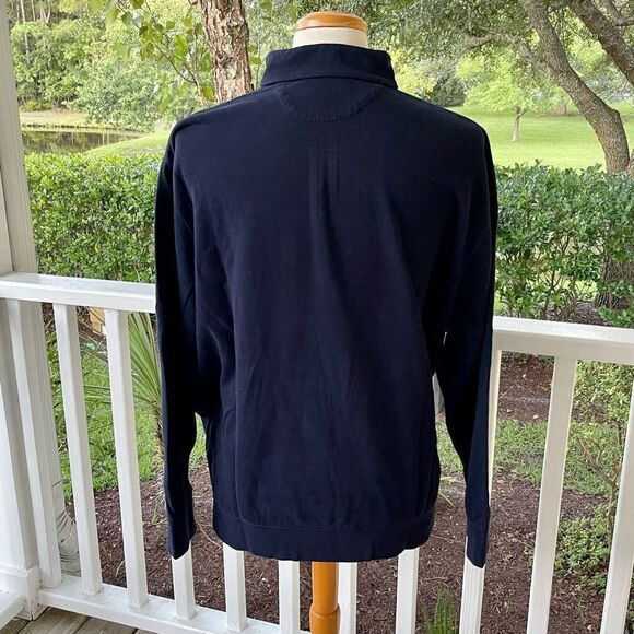 Polo by Ralph Lauren Navy 1/2 Zip Pullover Sweater. Size XXL. - Picture 4 of 8